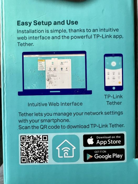 КАТО НОВ! Рутер TP-Link Archer A6 Гигабитов Двубандов (2,4GHz/5GHz)