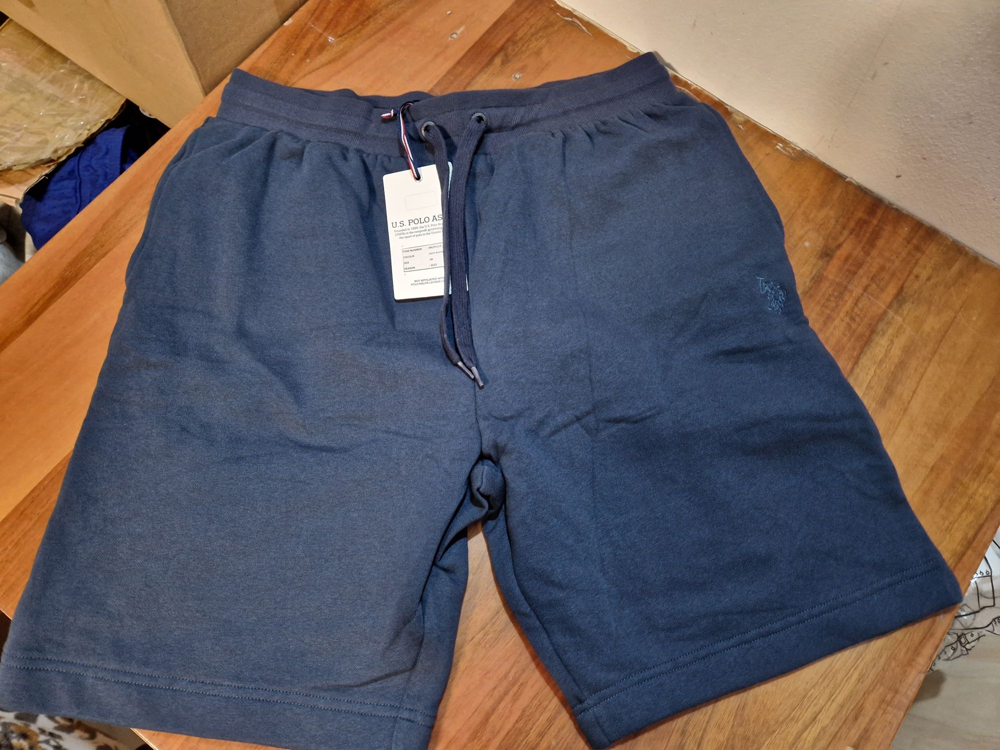 Pantaloni scurti US Polo Assn, originali, noi, tip casual M