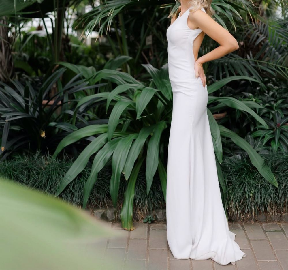 Rochie mireasa, xs, cu spatele gol, model unicat
