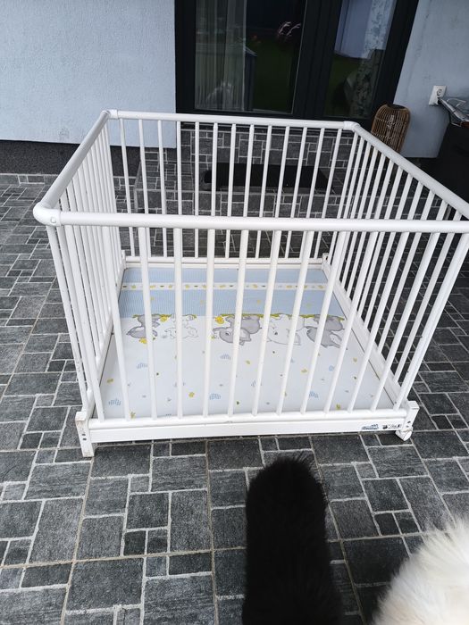 Țarc bebeluși pliabil lemn