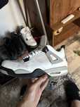 Jordan 4 white cement