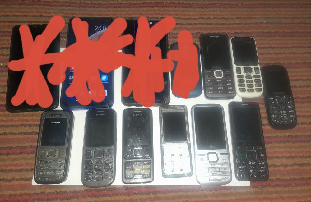 Телефоны на запчасти