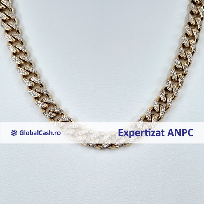 Lant cuban din aur de 14k, 41.35g | GlobalCash.ro #LU27344