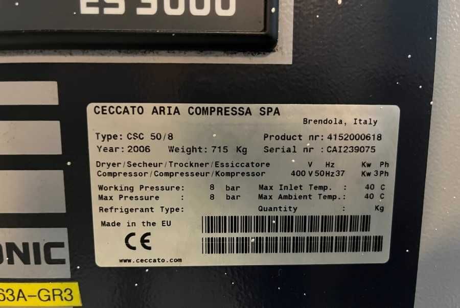 Перфектен винтов компресор Ceccato CSC 50/8