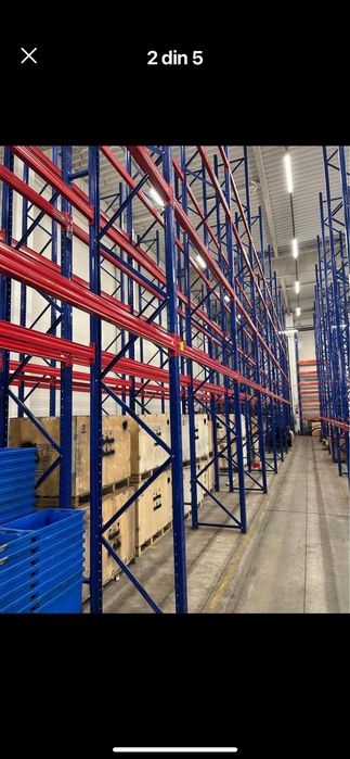 Stoc de rafturi industriale