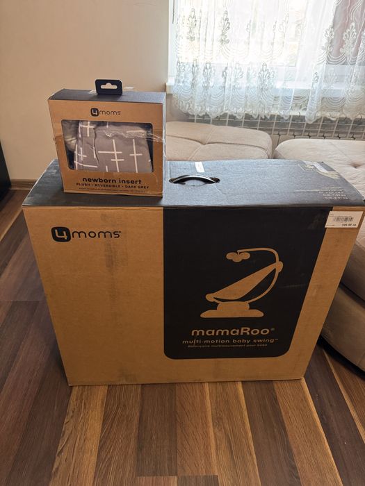 Електрическа бебешка люлка Mamaroo 5.0 и бебешка подложка