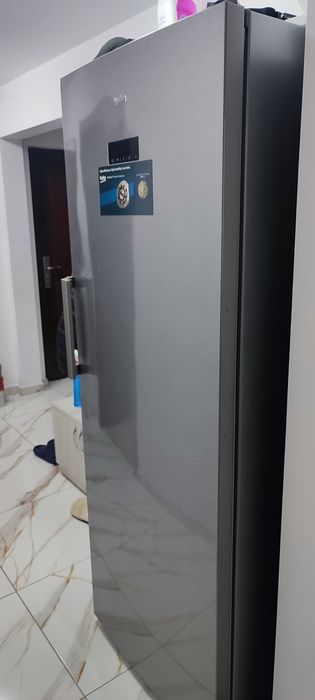 Congelator BEKO RFNE448E41XB, No Frost, 404 l, H 191.2 cm, Clasa E, ar