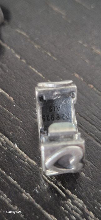 Bratara Pandora argint  cu 3 charmuri