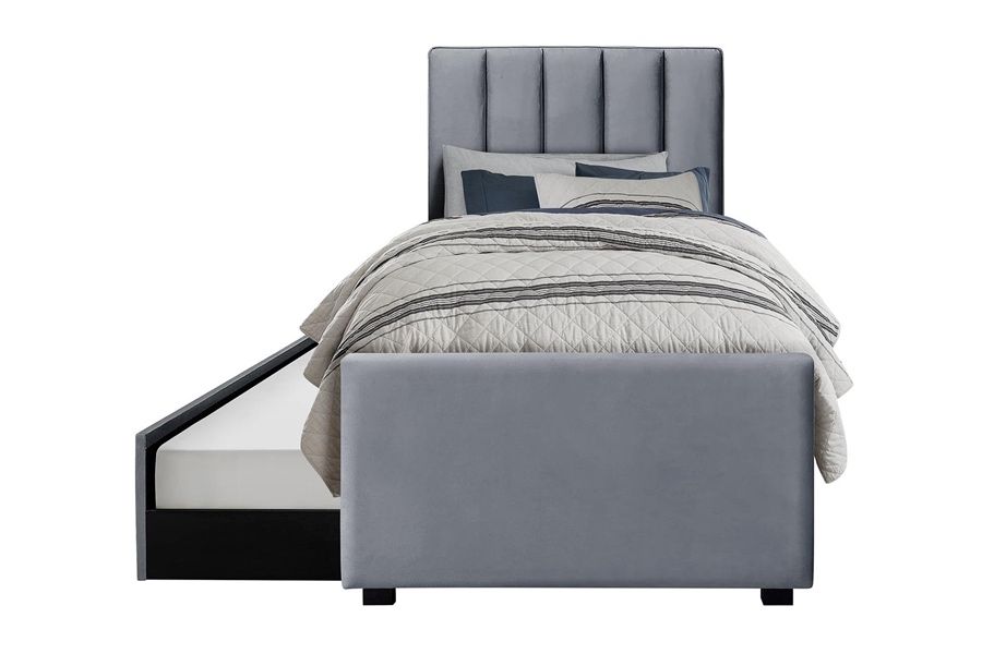 Тапицирано легло Russo Сиво
