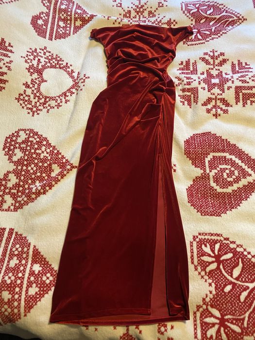 Calliope официална дълга червена рокля S размер