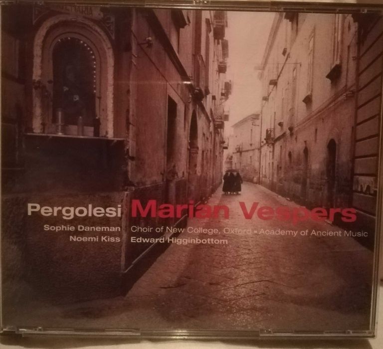 Marian Vespers Pergolesi dublul CD