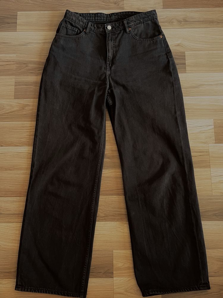 Кафяви дънки monki brown baggy jeans