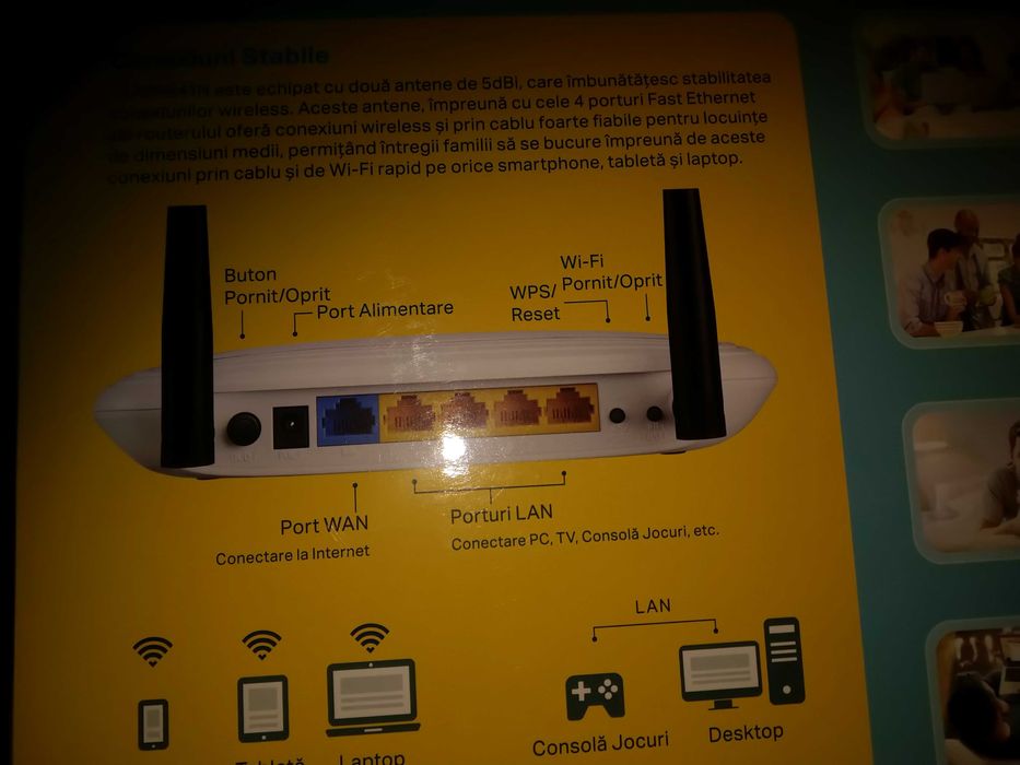 De vânzare Router wireless tp-link. Preț 35 lei.Cumpărat de 11 Luni.