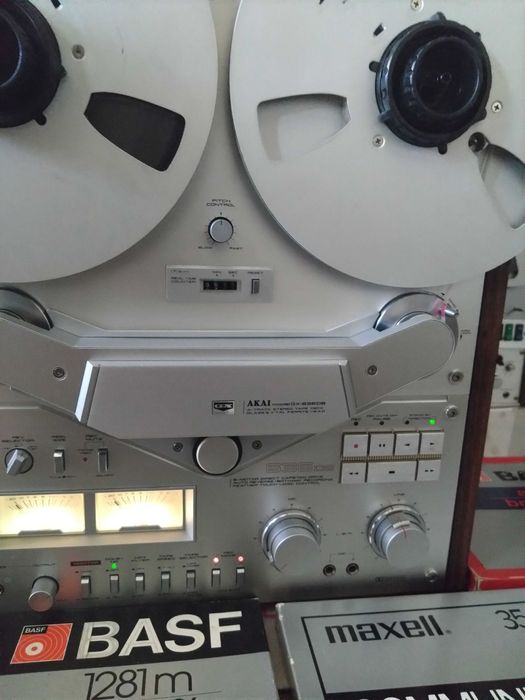 MAGNETOFON AKAI GX-636DB Argintiu Metalizat cu Role si Adaptoare