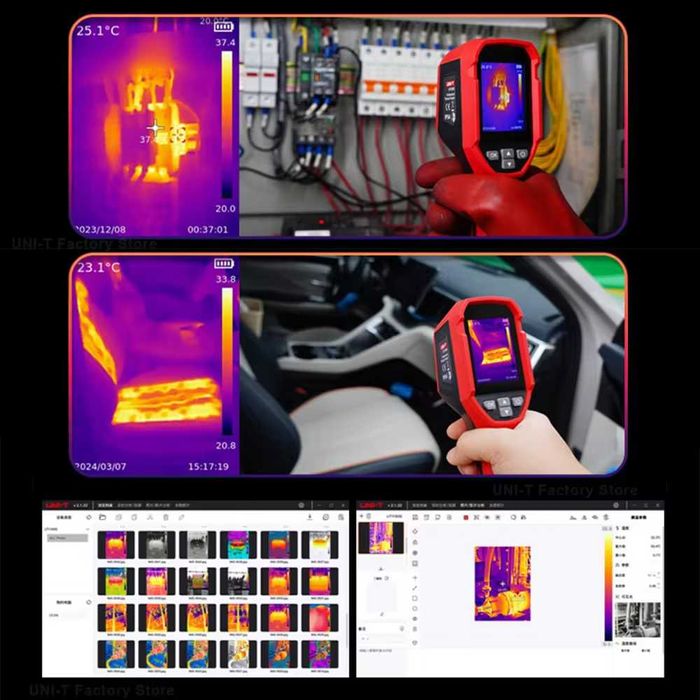 Camera Termoviziune UTI 160s Uni-t Termocamera termice 160x120 Laser