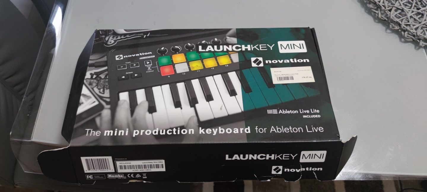 Launchkey mini pad Novation Ableton