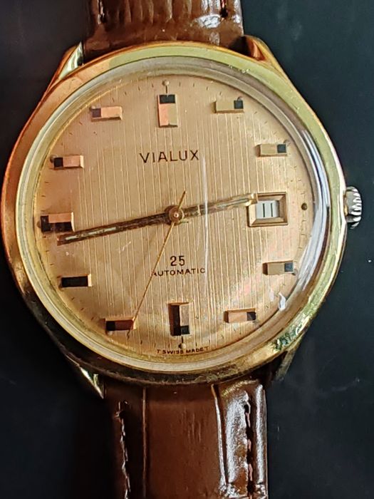 Ceas Vialux Automatic 25 rubine, 38,5 mm