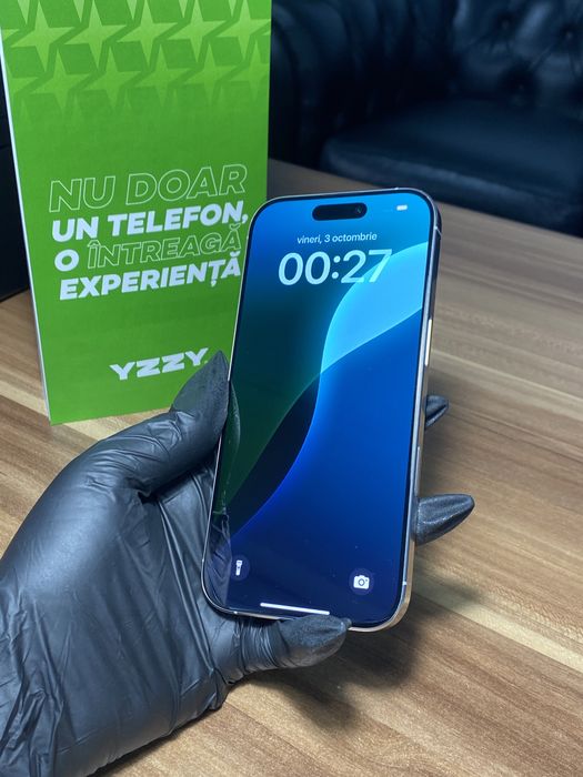 iPhone 16 Pro / 128 GB / Sănătate baterie 96% / Foarte bun