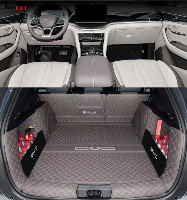 Коврик в багажник BYD Song plus, чехол в багажник