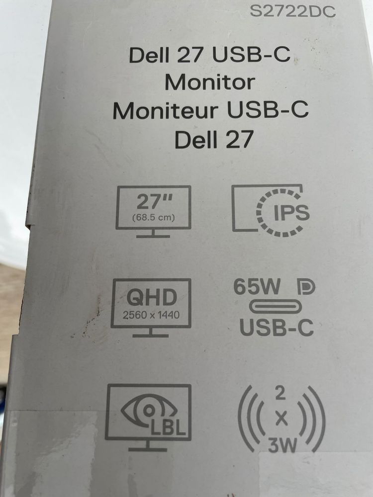 Monitor Dell S2722DC 27”