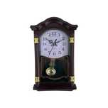 Ceas de perete cu pendul, maro inchis lucios,35cm inaltime,22cm latime