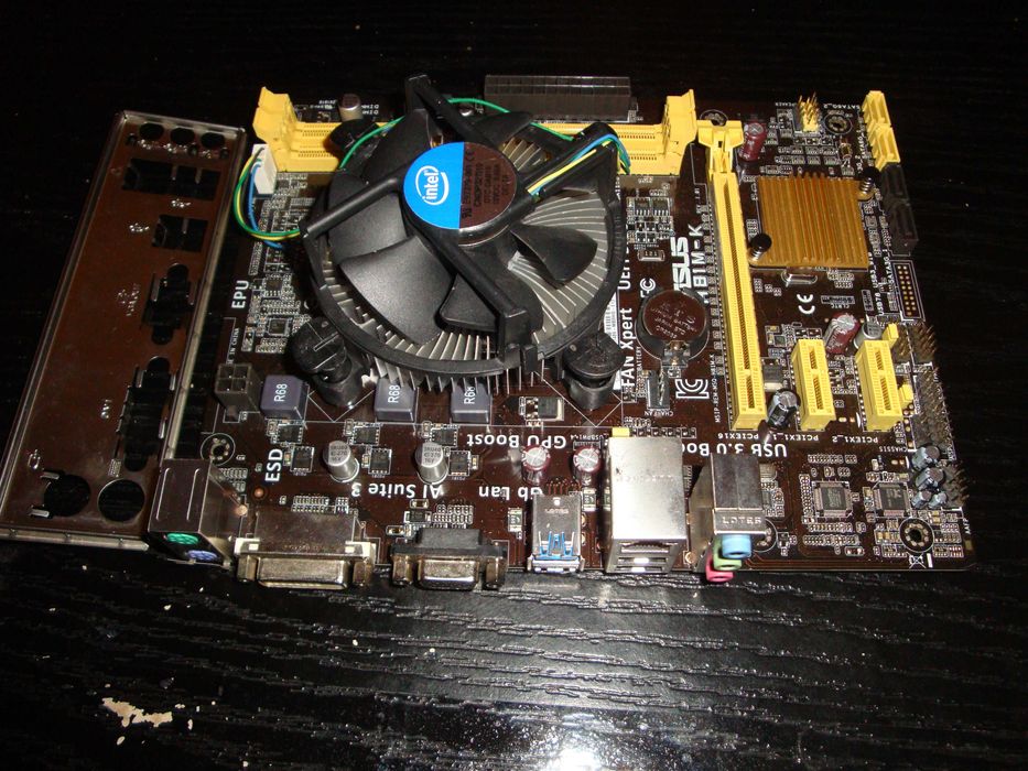 Placa de baza Asus H81M-k sk 1150 + procesor intel core i3 4170 3.7Ghz