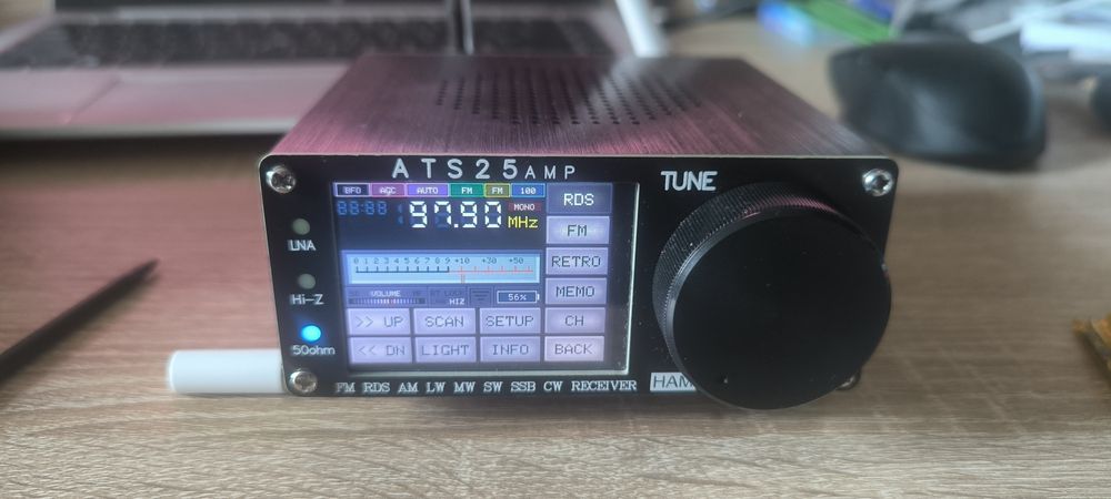 Radio SDR ATS25 Amp (decodare  SSB, RDS, CW, FT4/8 ) world band