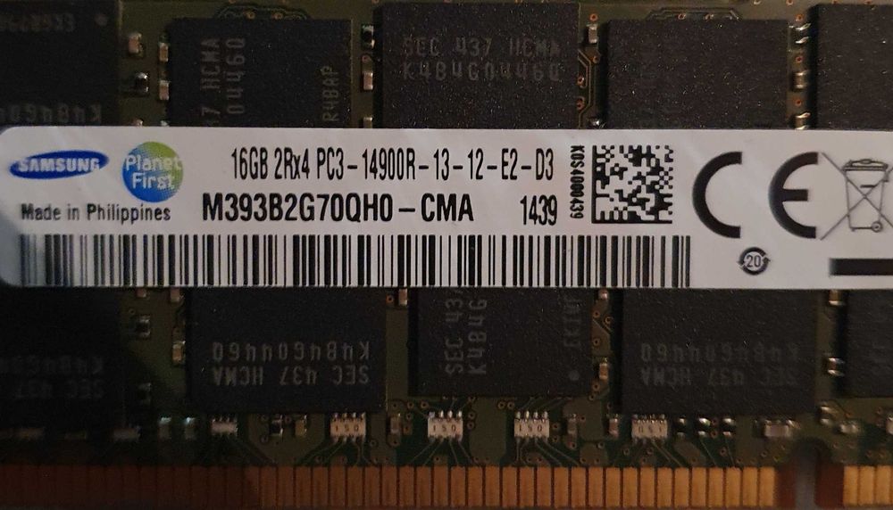 НАЙ-ЕВТИНА Сървърна памет 256GB (16x16GB) DDR3 1866MHz ECC PC3-14900R