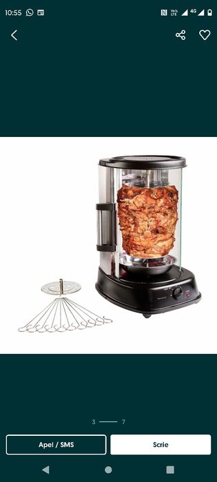 Rotisor DomoClip DOM323
Rotisor vertical LIVOO DomoClip DOM323, Frigar