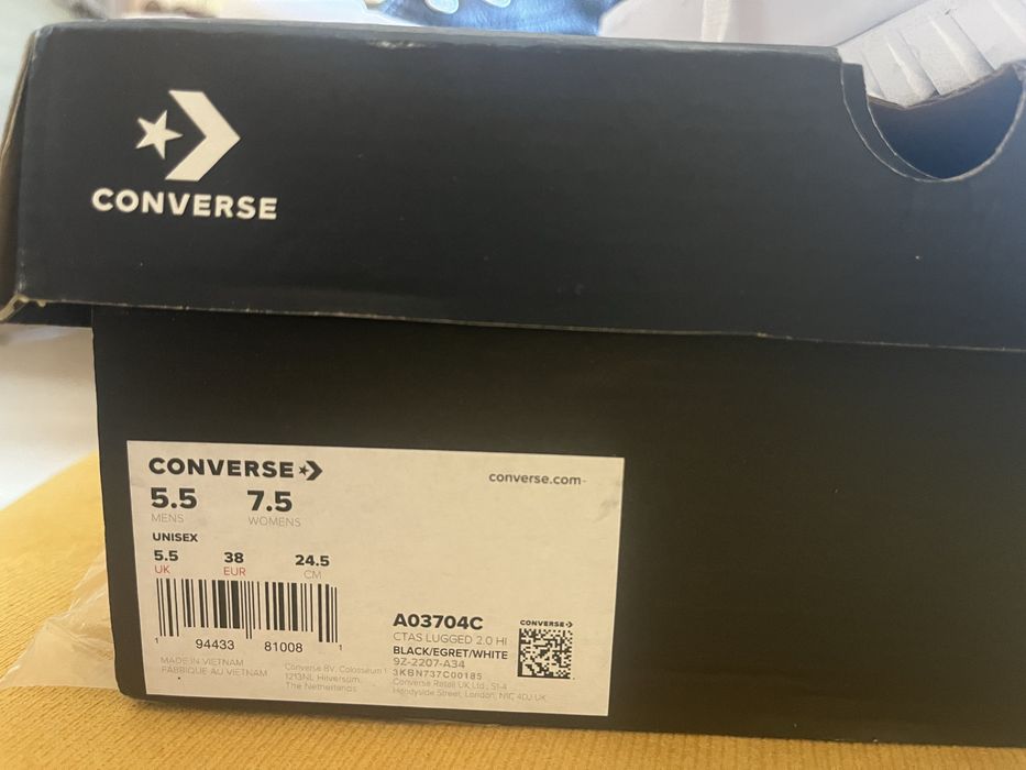Кожени спортни обувки Converse