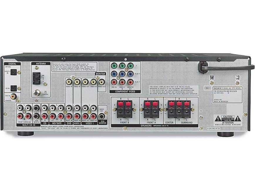 Amplificator Sony STR DE 595  cu  system sony 5.1