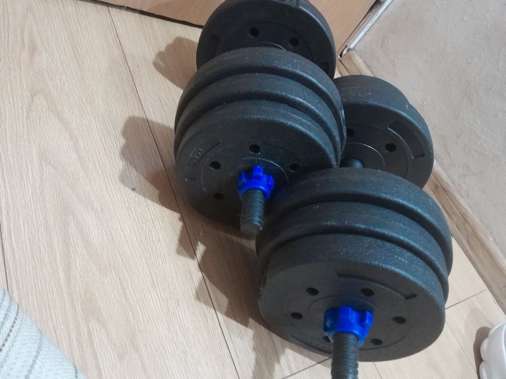 Set gantete 20kg stare perfecta