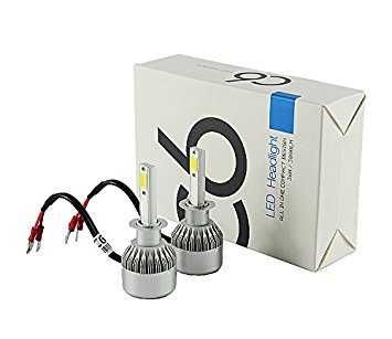 Комплект 2 бр. LED Диодни лампи H1, 36W, LED COB C6