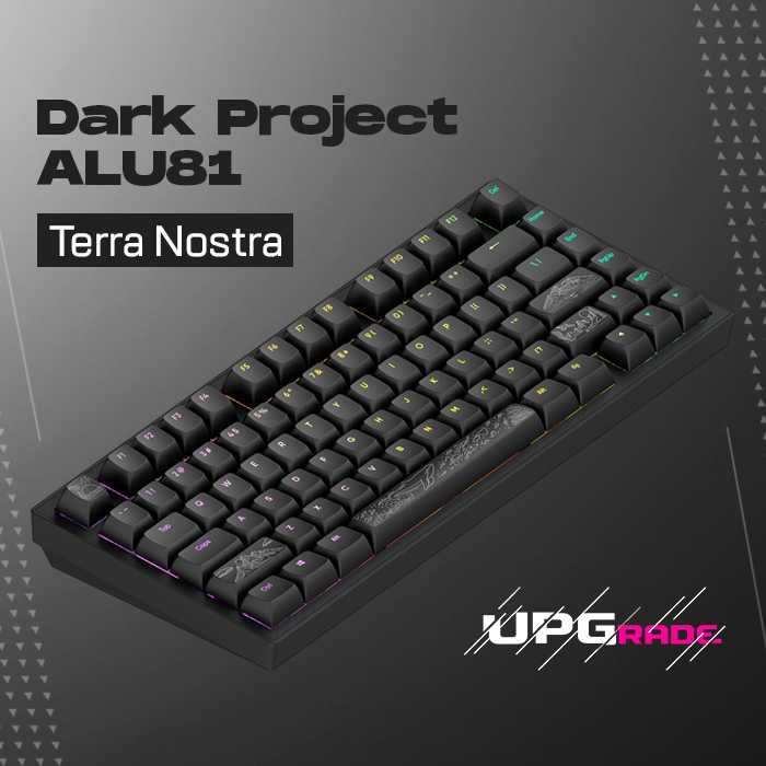 Клавиатура Dark Project ALU81 Terra Nostra Black | Бесплатная Доставка