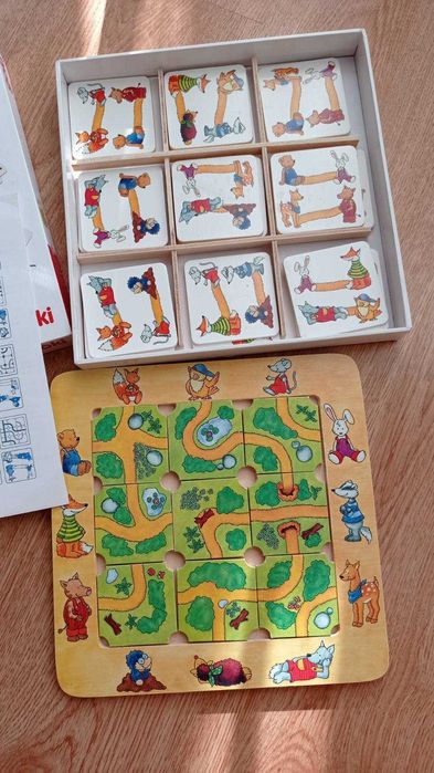 Дървена игра Goki “Намери пътя в гората“