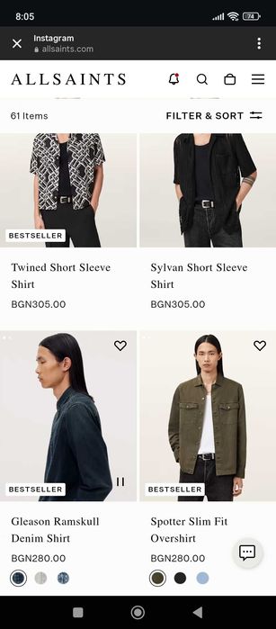 Designer / High-end / Luxury Mens longsleeve shirts !