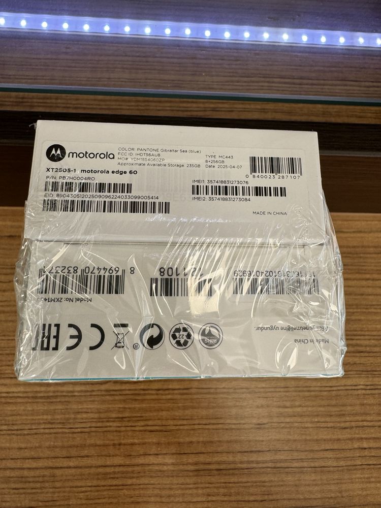 Motorola Edge 60 256GB,неразпечатан