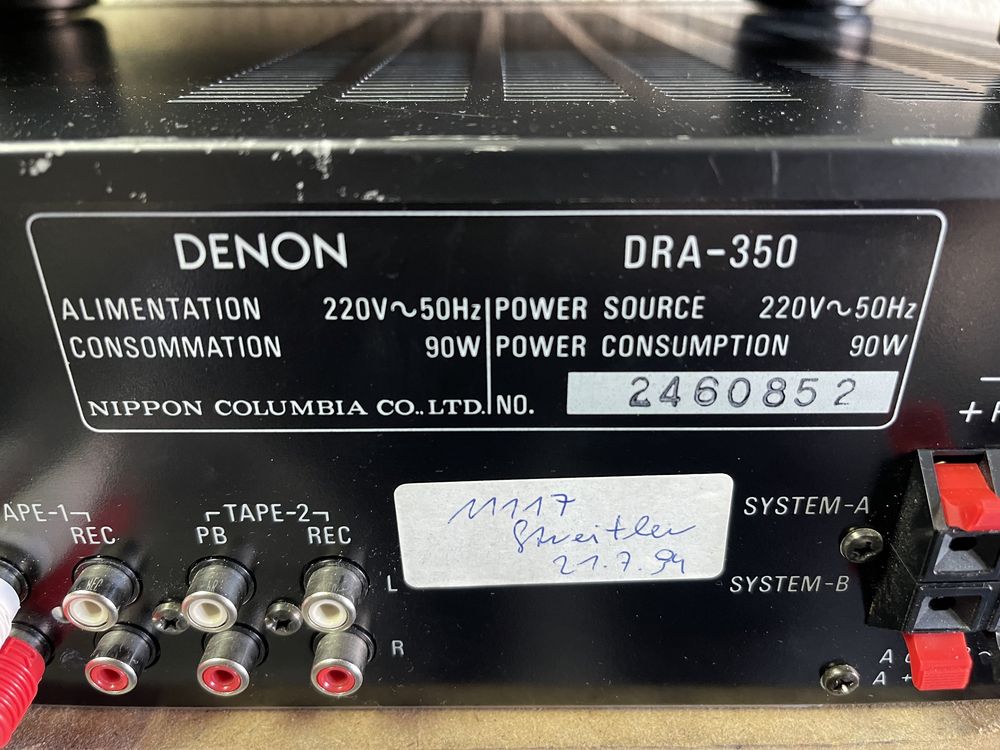 Denon DR-M10HX | DCD-800 | DRA - 350