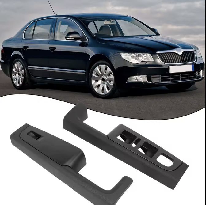 Maner interior usa sofer pasager negru Skoda superb 2 2008-2015