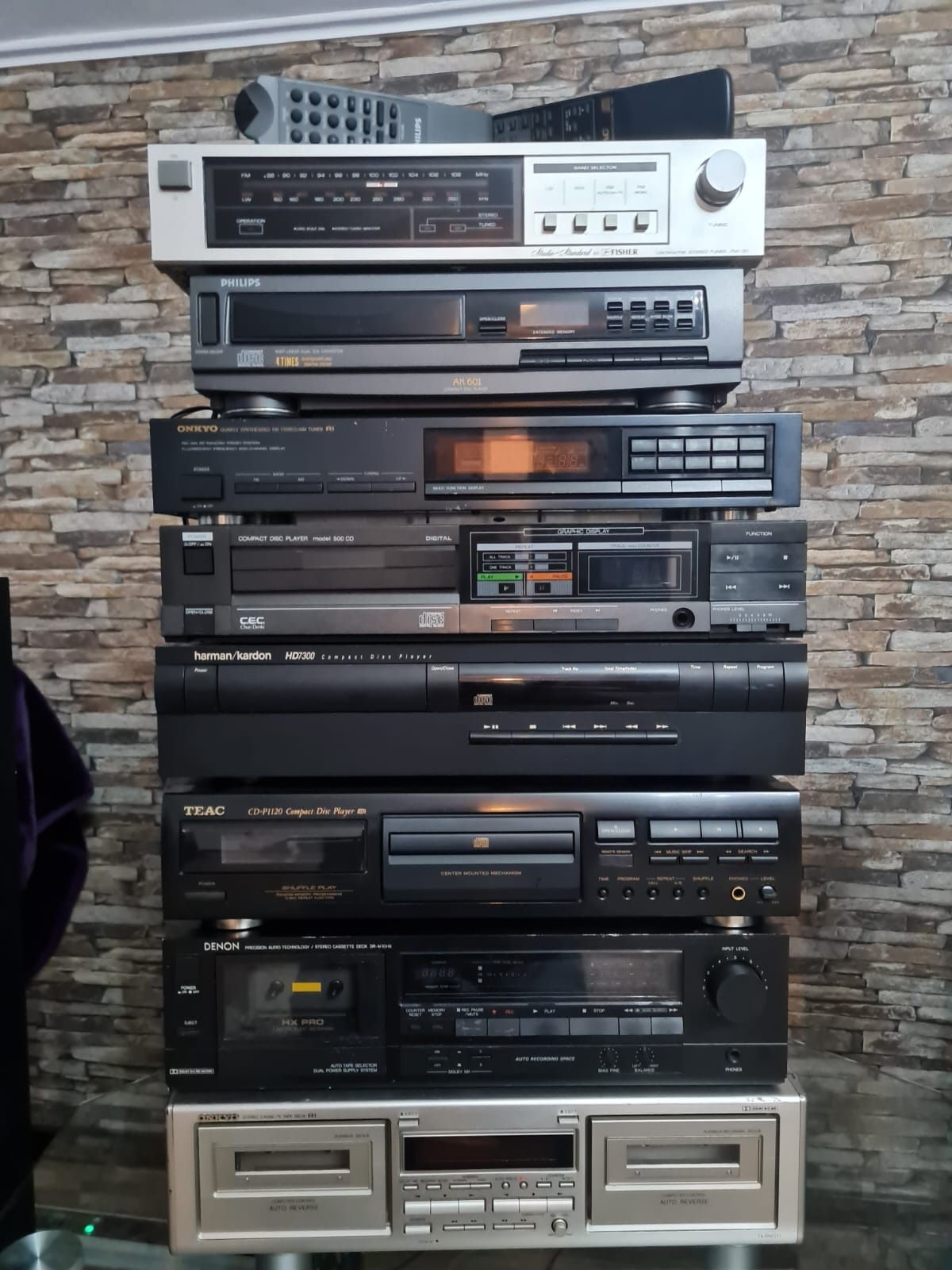 Vând CD-player, Tuner,Deck uri, Amplificatoare etc