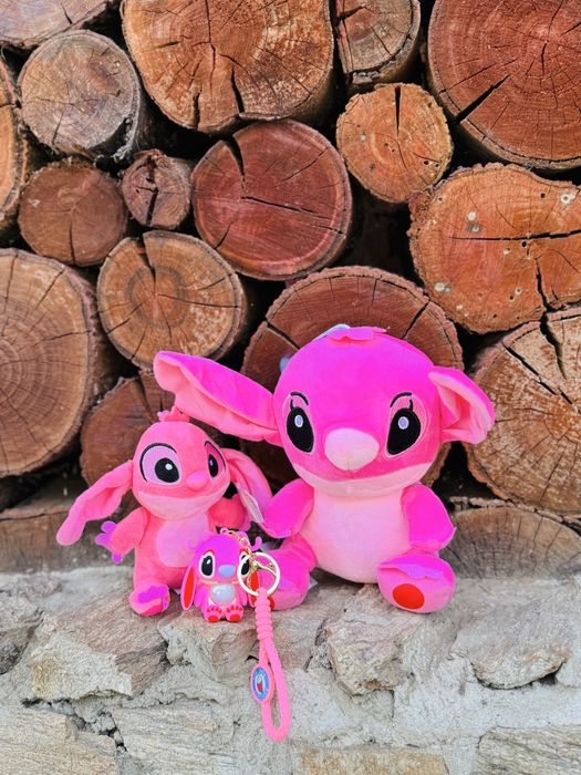 Ursulet plus stitch 15cm/20cm/25cm/35cm/lumineaza si respira/canta