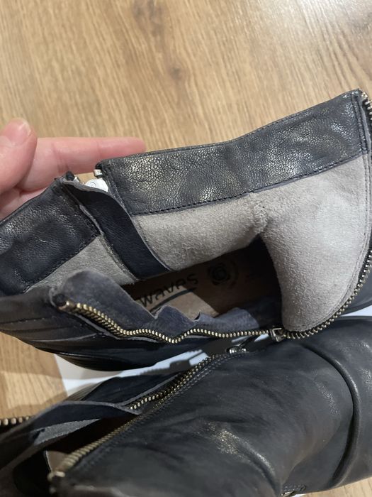 Ghete din piele, marinea 37