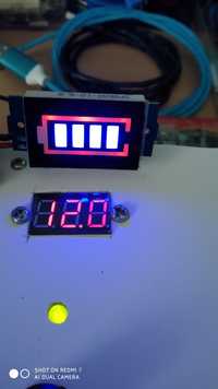 Indicator nivel baterie 12vcc