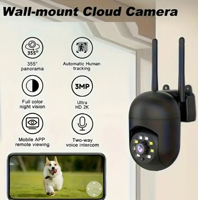 Camera Wifi 360 cadou Card 32GB si Cititor carduri dublu usb