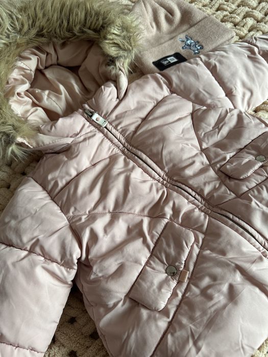 Зимно бебешко яке Zara и нова шапка New Era