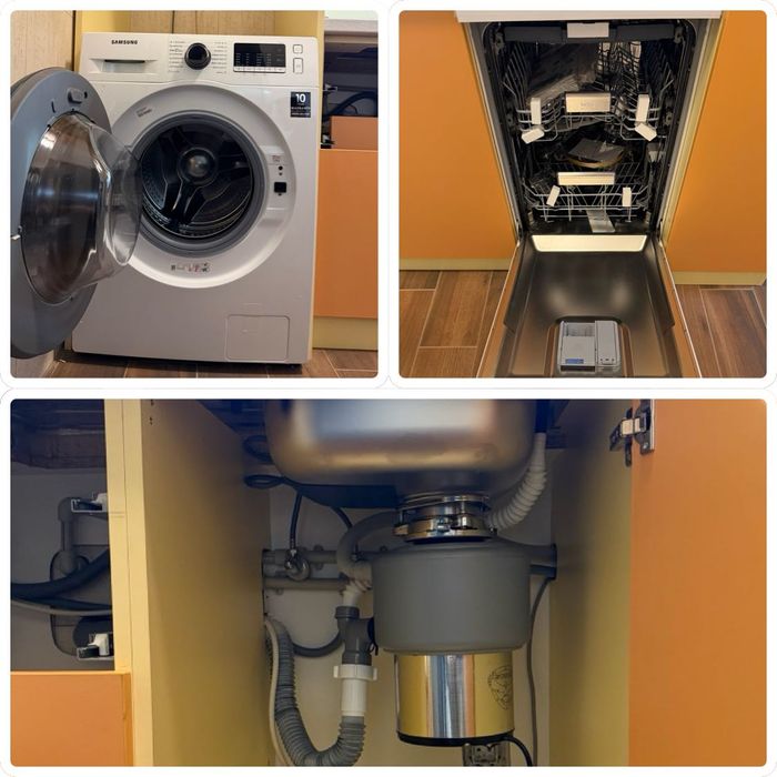 кухня неползвана с неизползвани кухненски уреди