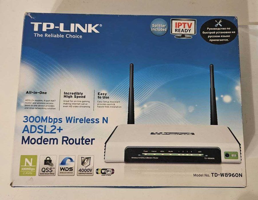 Модем Router Wi FI TP-Link TD-W8960N