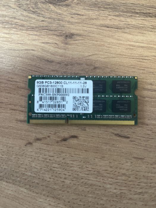 Оперативная память на ноутбук ОЗУ на 8гб