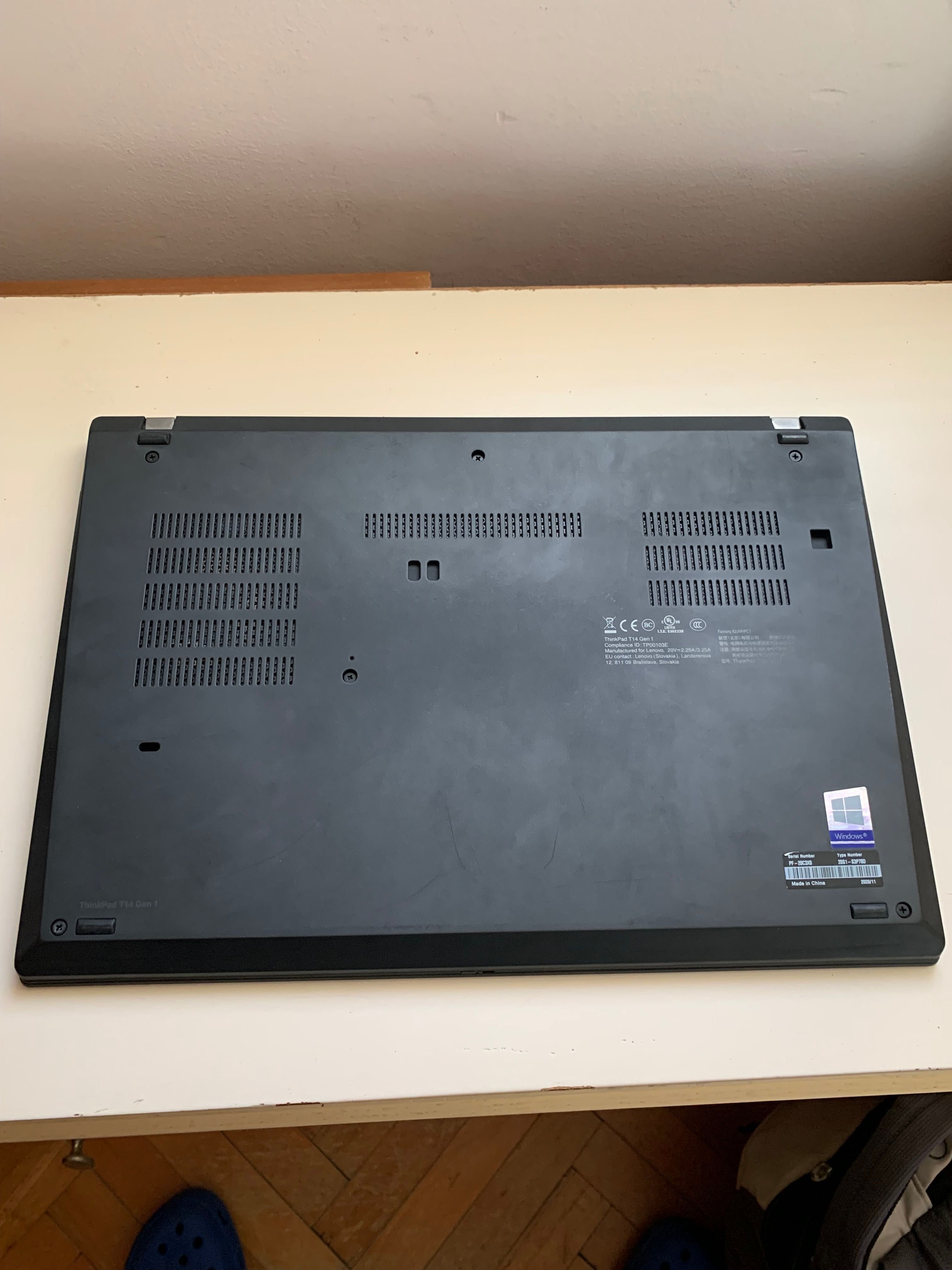 Бизнес лаптоп Lenovo ThinkPad T14 G1, i5-10310U, 16GB, 256GB