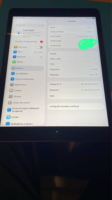 Ipad 9Th 64 Gb Wi-Fi